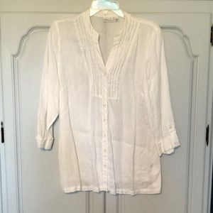 Kim Rogers linen blouse